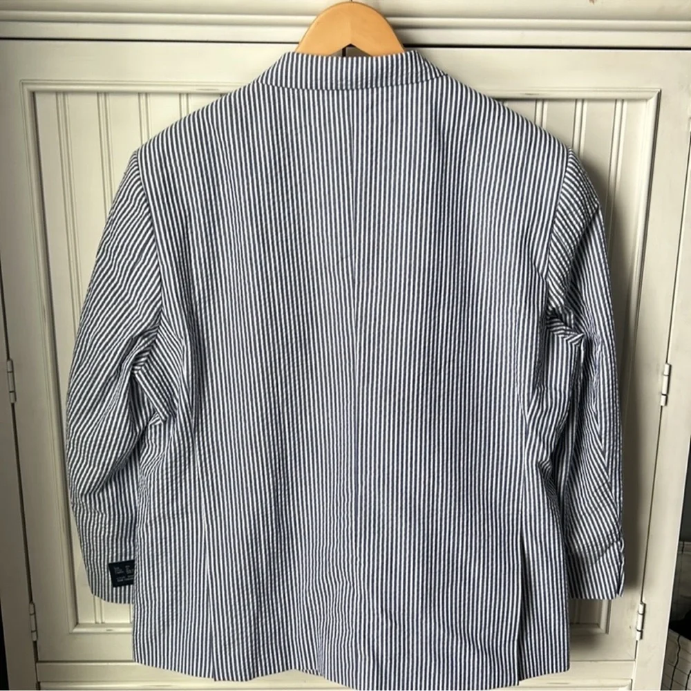NWT Afazzy Seersucker 46R Blazer